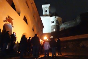 Нічна театралізована екскурсія в замку Паланок, Мукачево